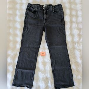 Agolde Black Vintage Style Jeans // Straight Leg // Organic Cotton